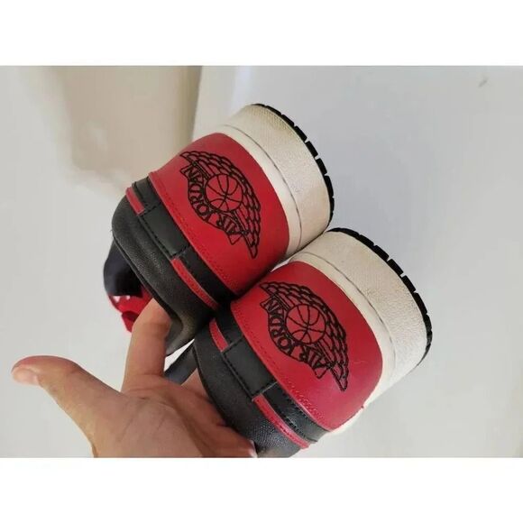 Jordan 1 Retro LowGym Red Black White 10.5 - Picture 4 of 15